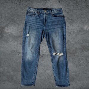 Lucky Brand Mid Rise Crop Ava Women's Jeans Distressed Size 12/31